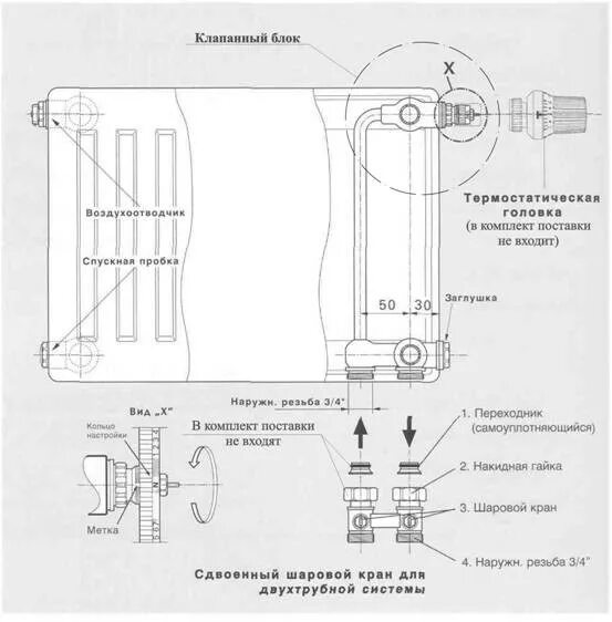 Радиаторы отопления buderus с нижним подключением инструкция Нижнее подключение где подача где обратка: найдено 85 картинок