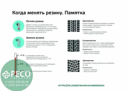 Когда надо менять летнюю