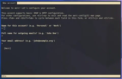 Config menu