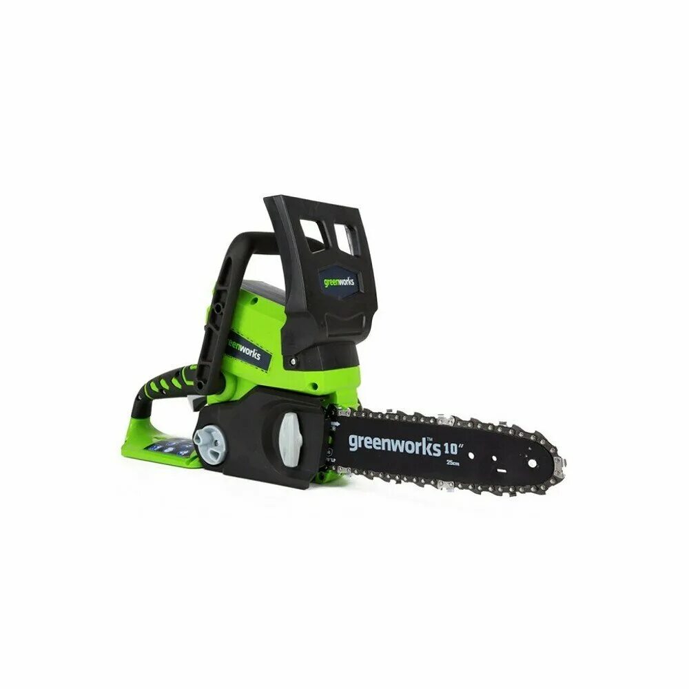 GREENWORKS g24cs25. Цепная электрическая пила GREENWORKS g24cs25 2.0Ah x1. Аккумуляторная цепная пила Гринворкс. Пила GREENWORKS 2000007. Аккумуляторная пила гринворкс купить