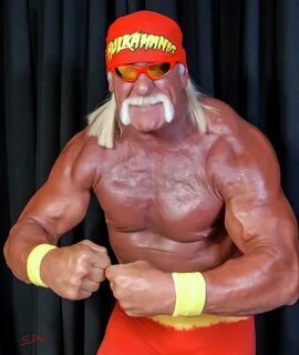 Hulk Hogan - Superhero - Poster - Canvas Print - Wooden Hanging Scroll.
