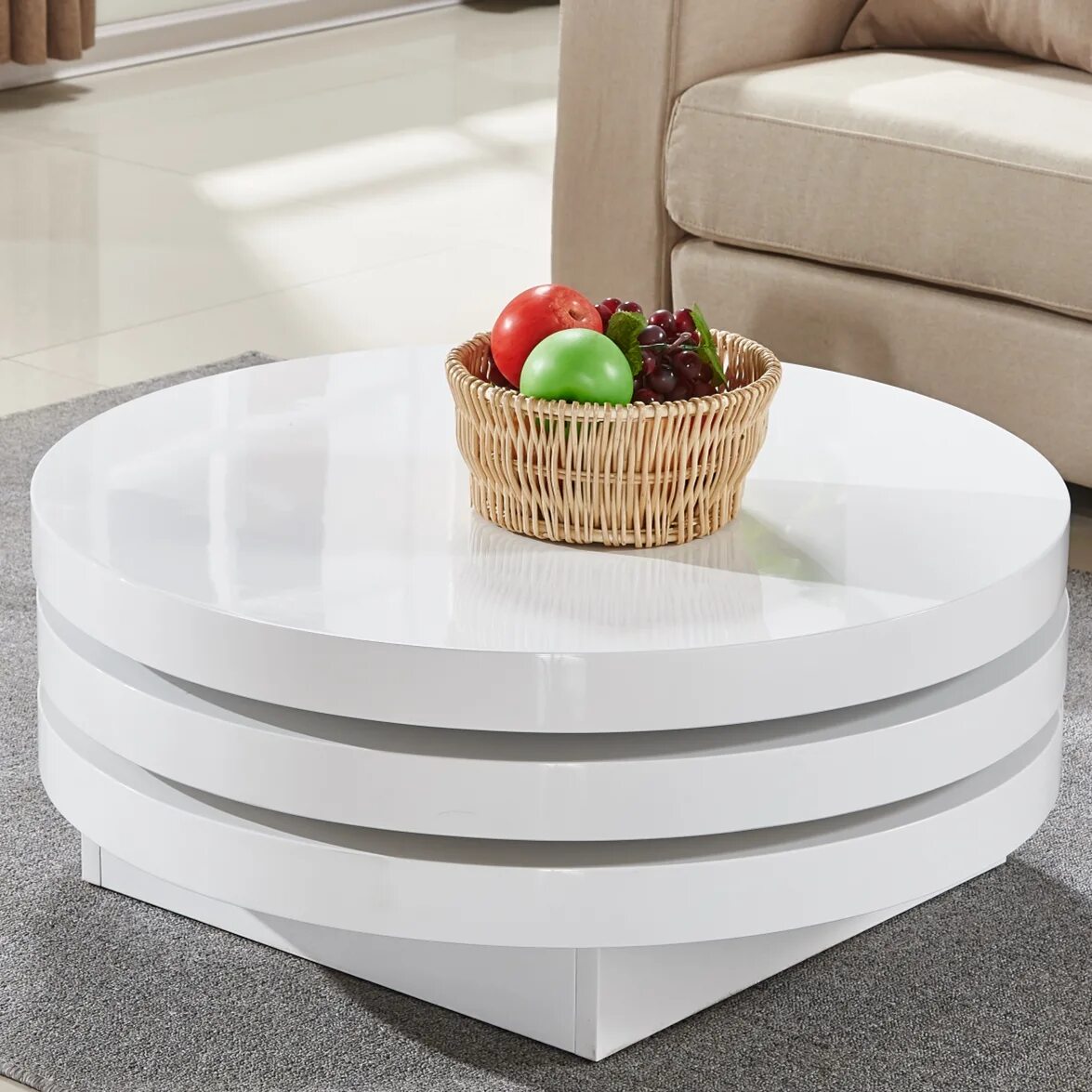 Журнальный столик Round White. Журнальный столик круглый белый. Стол журнальный круглый белый. Журнальный стол 80 круглый
