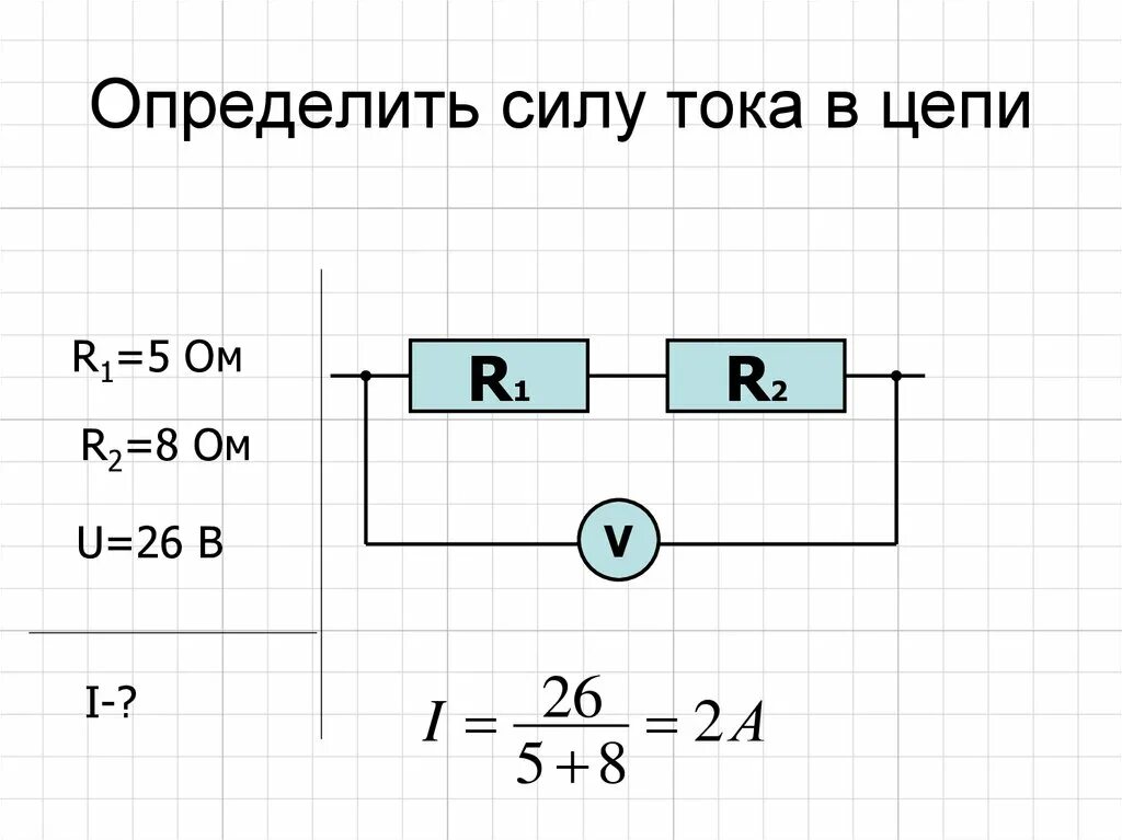 Как узнать ток в цепи. Как найти силу тока в цепи. Определить силу тока в цепи. Формула нахождения силы тока в цепи. Как определить ток в цепи.