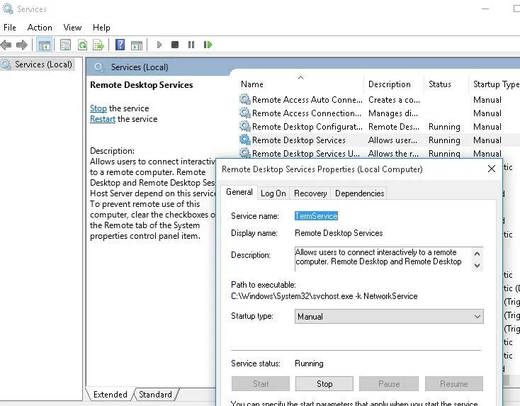 Allow multiple. Служба Remote desktop services. RDP Windows 10. TERMSERVICE как отключить. Служба RDP Windows 10 название.