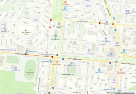 Карта екатеринбурга первоуральске