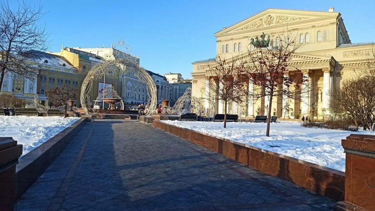 Каким будет январь в москве. Москва в январе.