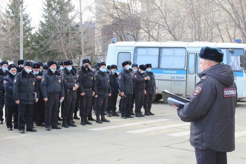Инструктаж сотрудников полиции