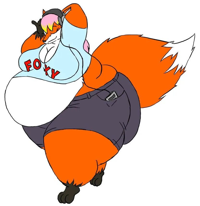 Fat Fox girl Stuck. Funny fat Fox. Fox fat really.