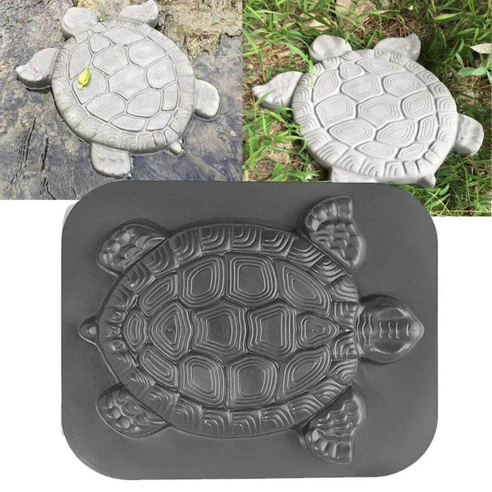 Форма для тротуарной плитки - черепаха. Пластиковые формы для бетона. Бетонная форма черепаха. Пластиковая форма для цемента.