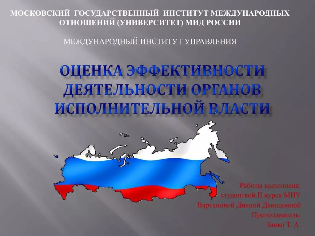 Оценка деятельности исполнительной власти. Основные показатели эффективности работы здравоохранения. Оценка деятельности исполнительной власти. Стандарты деятельности. Международных отношений и государственного управления.