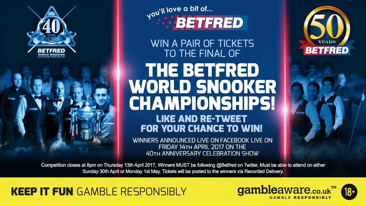 Win a ticket to the Final of the World Championship.