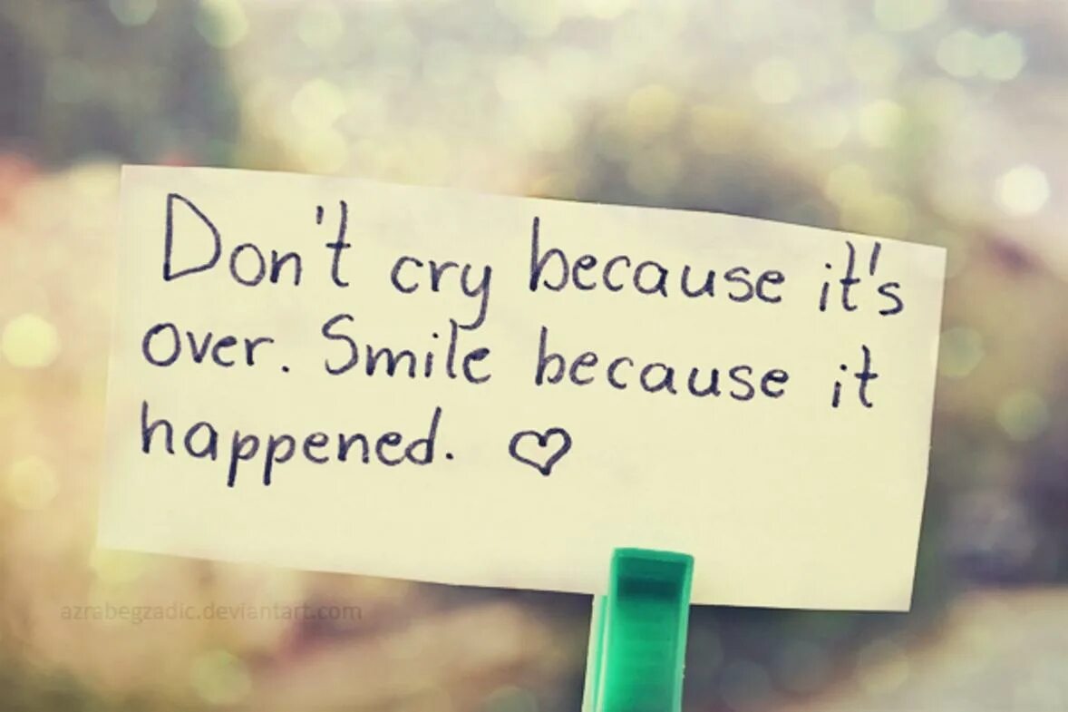 Smile don t cry