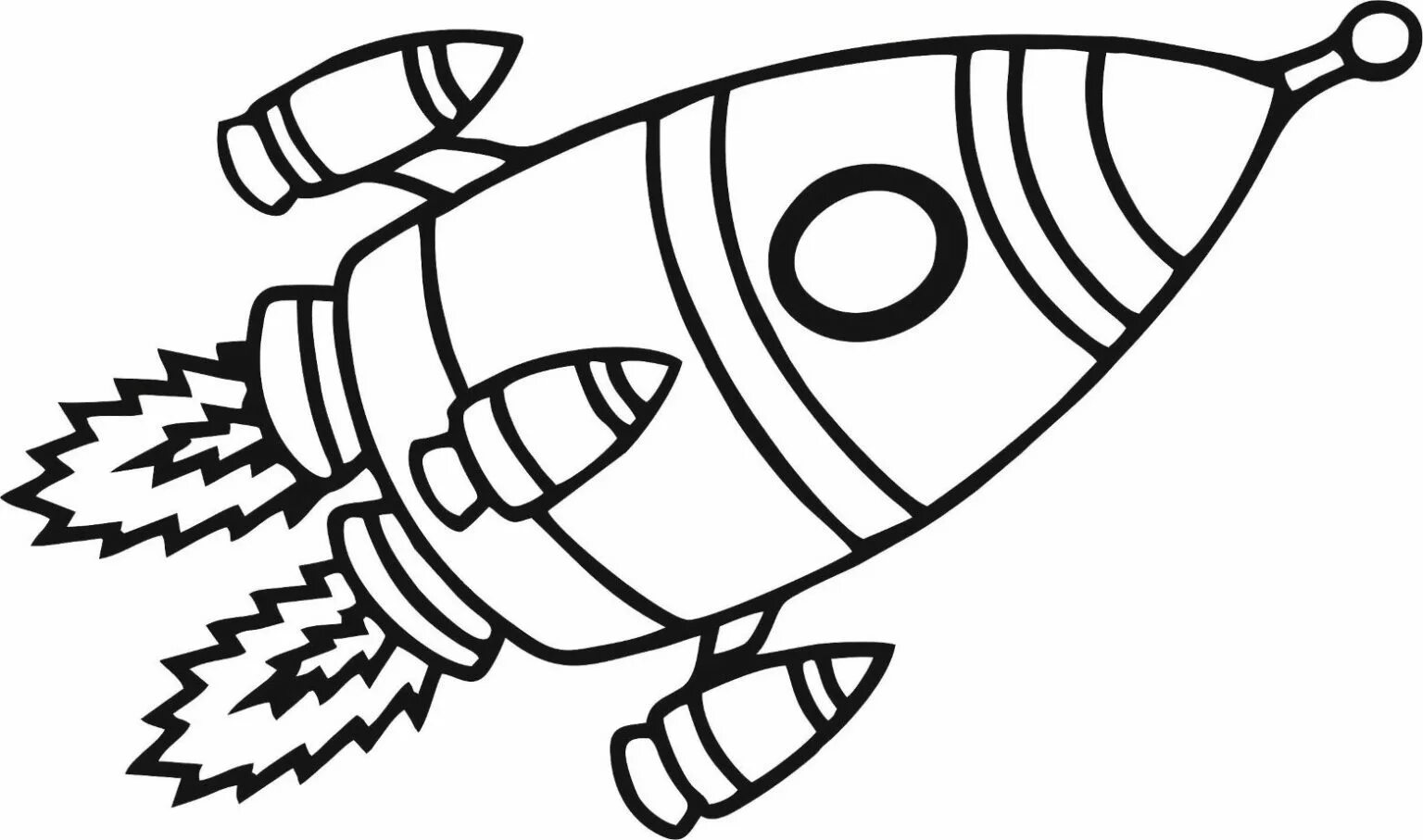 Ракета трафарет (Много фото) - drawpics.ru