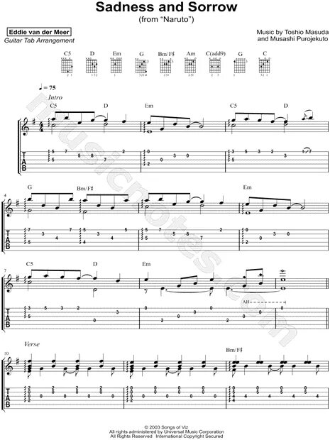 Аккорды на гитаре печаль. Наруто на гитаре табы. sadness and sorrow на гитаре. sadness and sorrow guitar tab. наруто sadness and sorrow.
