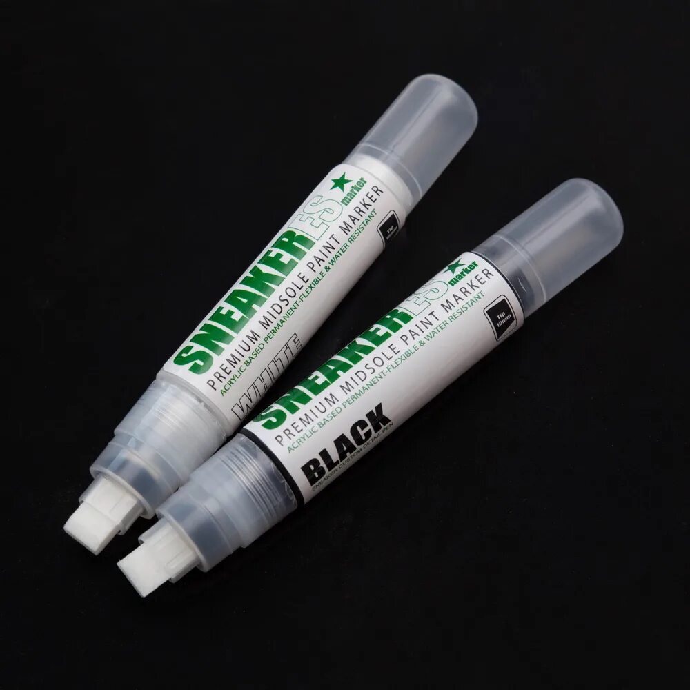 Маркер Fluorescent Flusea s368 Liquid Chalk Marker ASTM D-4236. Белый акриловый маркер. Маркер-краска "White", белый. Маркер для белой подошвы. Кожаные маркеры