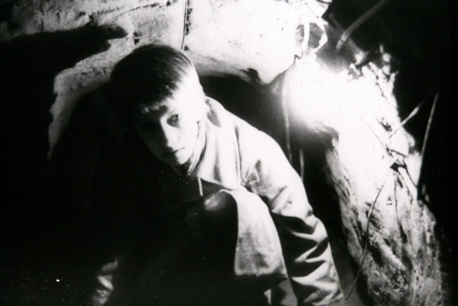 Crawling through. Crawling through