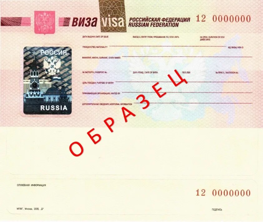 Visa российская. Российская виза. Виза в Россию для иностранца. Российская виза для иностранцев. Бланк Российской визы.