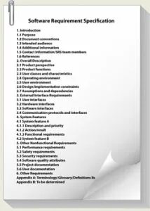 Specify requirement