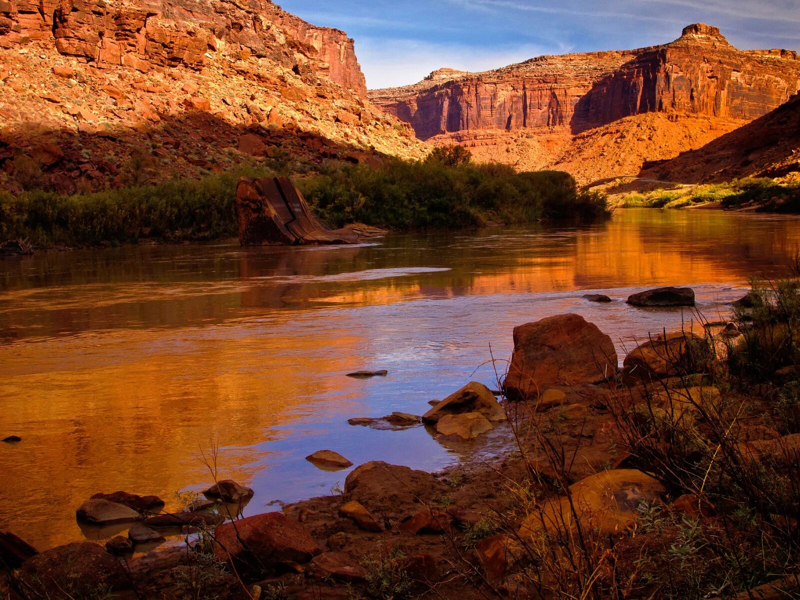 The largest rivers in the usa