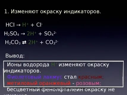 Hcl индикатор