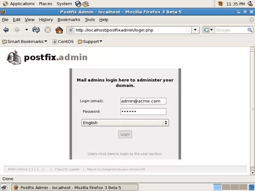 Postfixadmin