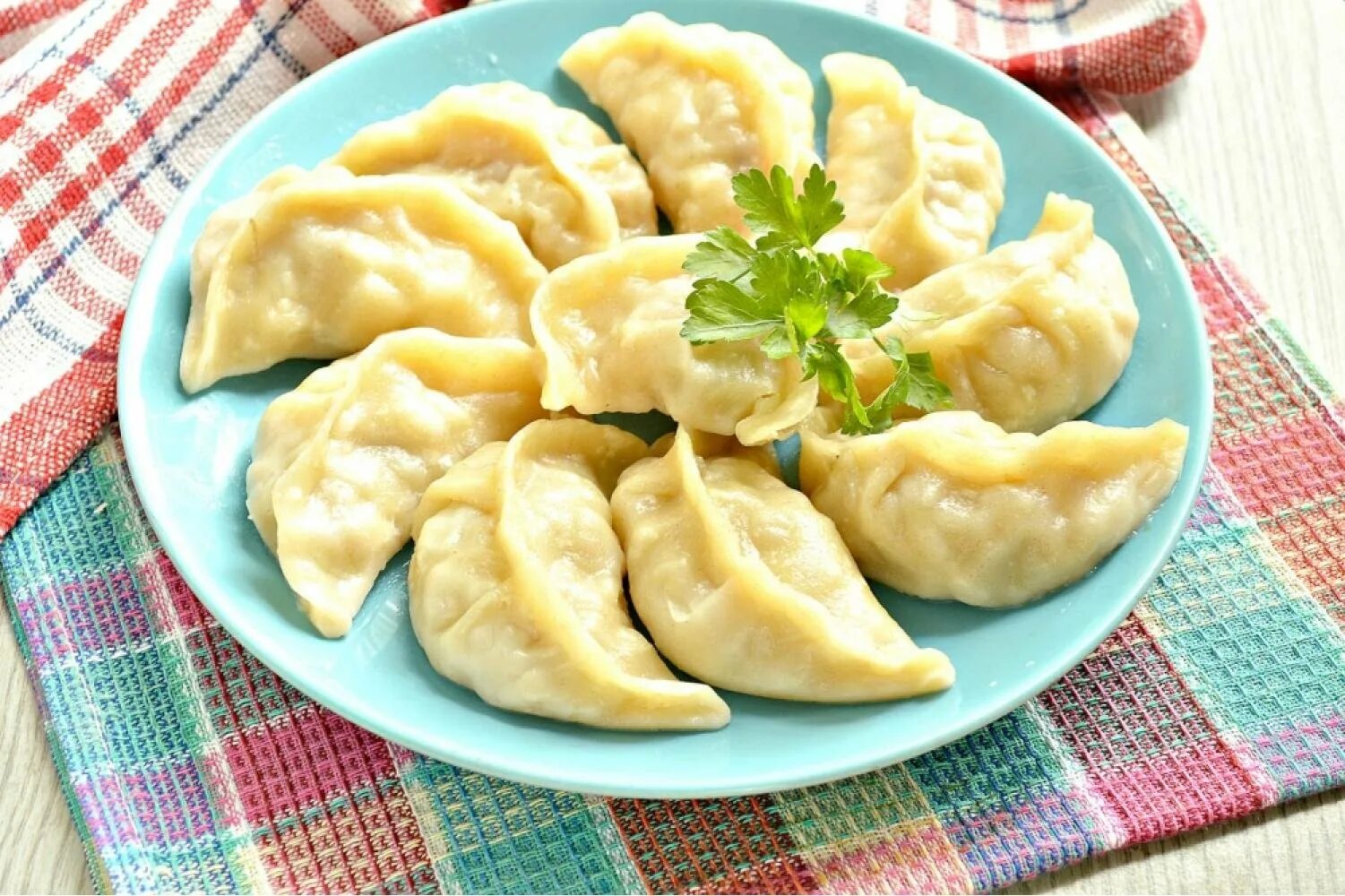 Мясные вареники