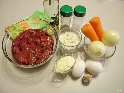 Рецепт приготовления печени с майонезом