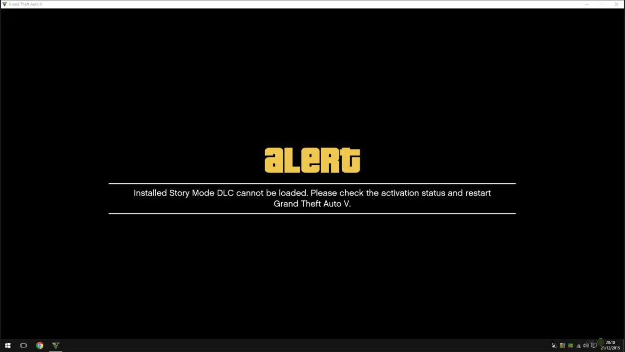 Cannot load dll. Be loaded. Failed to start GTA 5. The requested content cannot be loaded.. Hard Mode DLC.