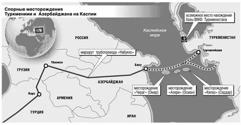 нефтяные месторождения азербайджана