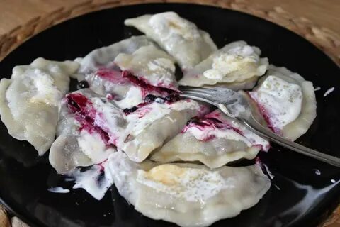 Вареники с черникой рецепт