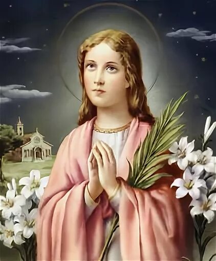 St maria. Святая.Maria Goretti.