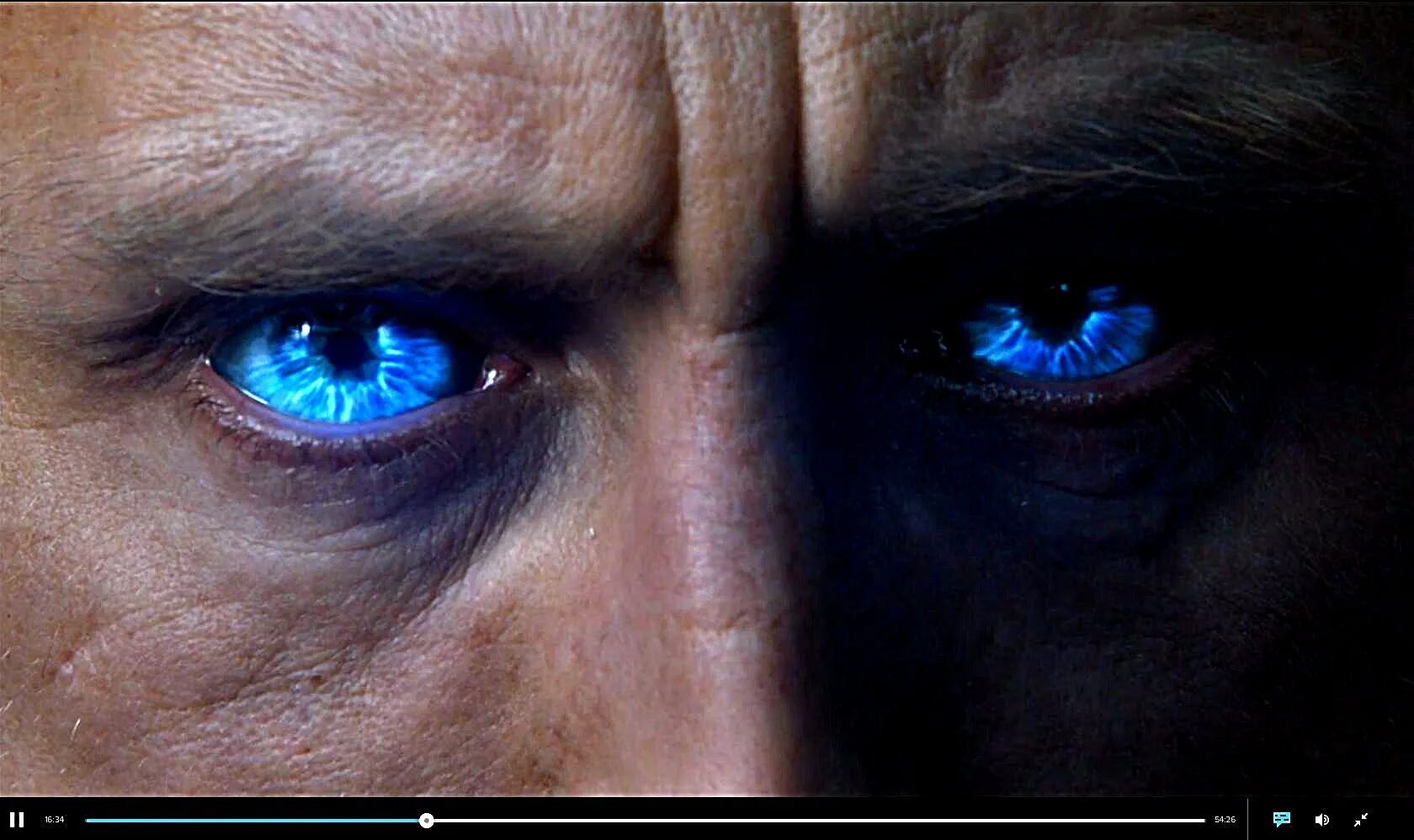 My eyes are blue