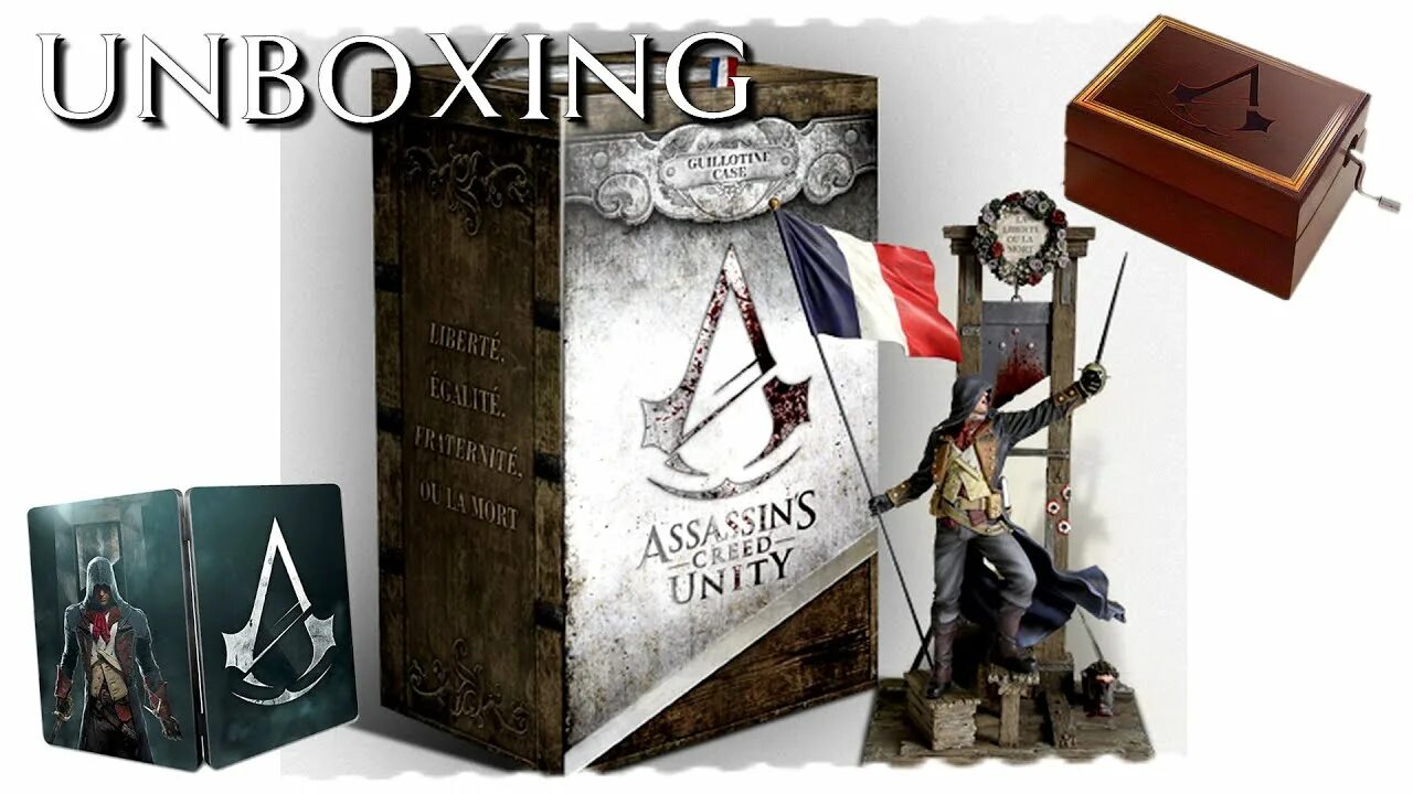 Ассасин крид эдишн. Assassins Creed Unity Collectors Edition. Коллекционное издание Assassins Creed Unity Guillotine Edition. Assassin's Creed Unity фигурка. Assassin's Creed Unity Guillotine Edition фигурка.