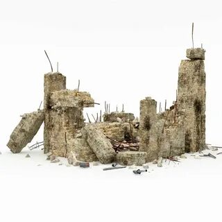 Разрушенные игрушечные шахты