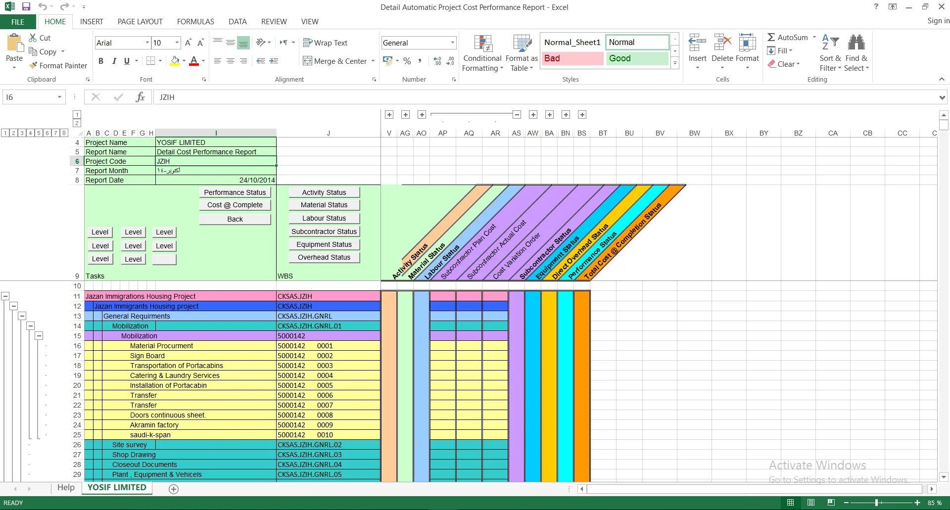 Программа Performance Report. Project Report. Technical Report Template. Cost Performance Index.