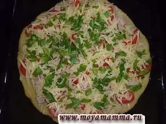 Пицца из пресной тесты
