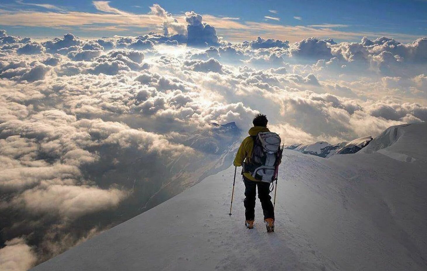 Head up in the clouds