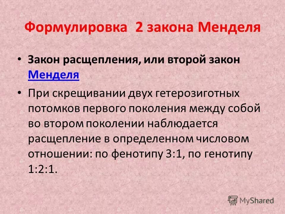 Сформулируйте второй закон Менделя. Второй закон Менделя формулировка кратко. 2 Закон Менделя формулировка кратко. Сформулируйте 2 закон Менделя. Расщепление в отношении 3 1