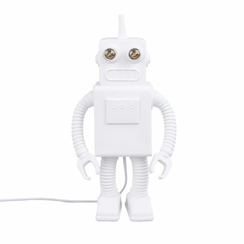 Robot lamp. Seletti robot lamp. лампа робот. робот светильник робот. настольная лампа в виде робота.