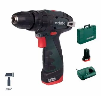Аккумуляторная ударная дрель metabo