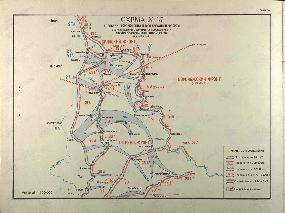 Фронт 42 года. Воронежская оборонительная операция 1942. Воронежско Ворошиловградская операция 1942 года. Воронежско-Ворошиловградская операция 1942 карты. Линия фронта Воронеж 1942.