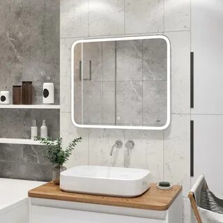 Зеркало Reflection Magic с LED подсветкой и сенсорным выключателем 800*700м...