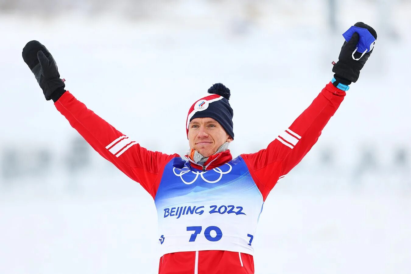 Российский олимпийский лыжник