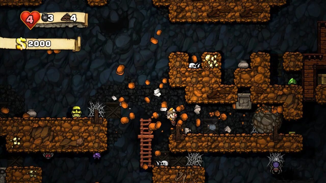 Старые игры платформеры. Spelunky игра. spelunky 2008. spelunky roguelike-игры. spelunky ps vita.