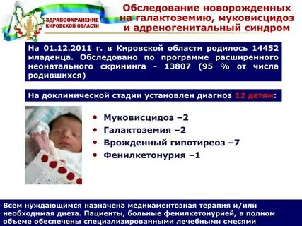 Скрининг тест новорожденных