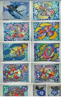 Техники рисования 4 класс