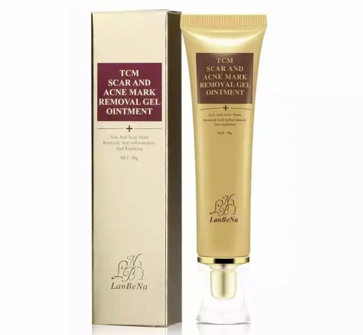 Крем от шрамов от прыщей. Крем lanbena. lanbena tcm scar and acne mark removal gel ointment.