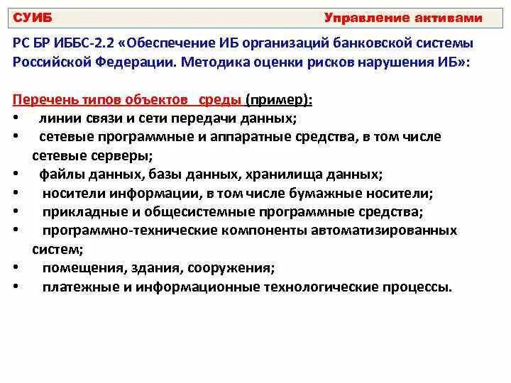 Управление активами ИБ. Оценка рисков нарушения ИБ. Обеспечение информационной безопасности банковских систем. Модель нарушителя информационной безопасности. Информационный актив это