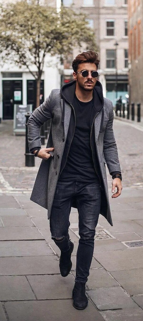 Style for men. Мужское кожаное пальто аутфит. autumn style for men. fall outfit for men. autumn clothes for men.
