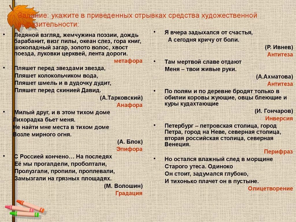 Какие художественные средства используются поэтом. Средства художественной выразительности. Средства художественной выразительности речи. Художественные тропы и фигуры речи. Средства художественной выразительности в стихотворении.